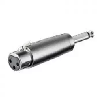 Wentronic Goobay XLR adapteris – XLR lizdas (3 kontaktai) > 6,35 mm kištukas (2 kontaktai, mono) (27451)