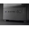 Mini bokso korpusas TACENS Mars Gaming MC-SE2 — Mini-ITX / Micro-ATX, juodas, šoninis langas, maitinimo šaltinis apačioje, palaiko 2x2,5 colio + 1x3,5 colio