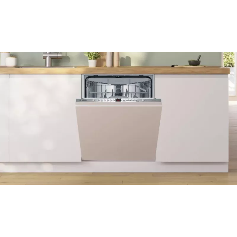 Bosch indaplovė SMV46KX12E | įmontuojama | 60 cm | 13 komplektų | 6 programų | energijos klasė E | AquaStop | balta