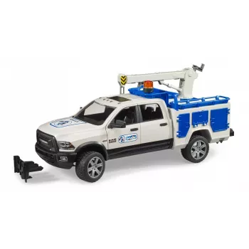 Automobilis Dodge RAM 2500 Service su besisukančiu švyturiu Gaidys BRUDER 02509