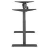 Ergo Office ER-433 reguliuojamo aukščio elektrinis darbo stalo rėmas, pilkas, iki 123 cm, 80 kg – be stalviršio, stovimam ir sėdimam darbui