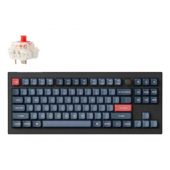 Keychron V3 Max belaidė mechaninė klaviatūra RF Bluetooth juoda pilka Tenkeyless