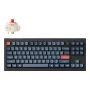 Keychron V3 Max belaidė mechaninė klaviatūra RF Bluetooth juoda pilka Tenkeyless