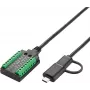USB į RS-232/422/485/TTL adapterio kabelis Exsys EX-13003, FTDI mikroschema, 1,0 m