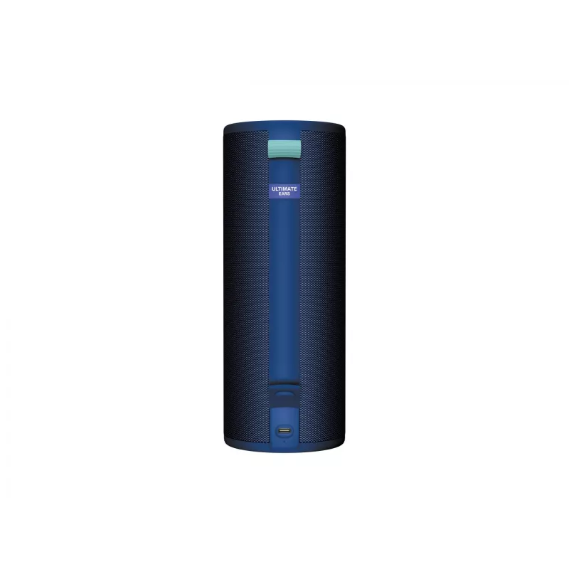 Logitech Ultimate Ears MEGABOOM 4 - Belaidis Bluetooth garsiakalbis, nešiojamas, 360° garsas, atsparus vandeniui ir dulkėms, kobalto mėlyna (984-001991)
