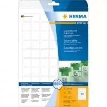 Lipni etiketė spausdintuvui HERMA Nuimamos etiketės A4 24x24 mm