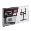 TV stovas MACLEAN MC-450, 32–65 colių, 40 kg, VESA iki 400×400, stalviršinis
