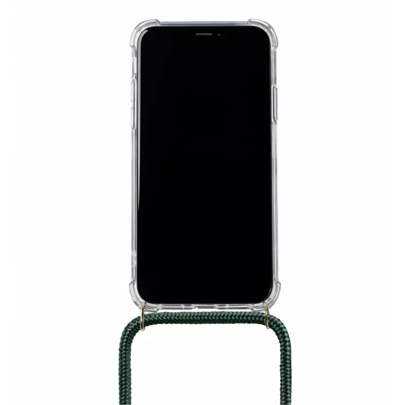 Telefono pakabukas Lookabe loo014 iPhone XR – aukso-žalias apsauginis dėklas su dirželiu