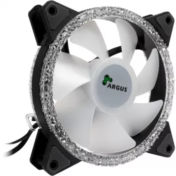 INTER-TECH RS-071 120mm ARGB korpuso ventiliatorius – juodas