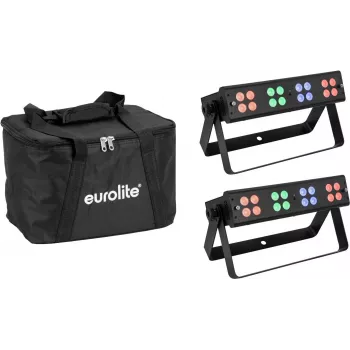LED juosta EUROLITE LED Silent Bar 16x4W RGB/WW – kompaktiška RGB ir šiltai balta LED juosta