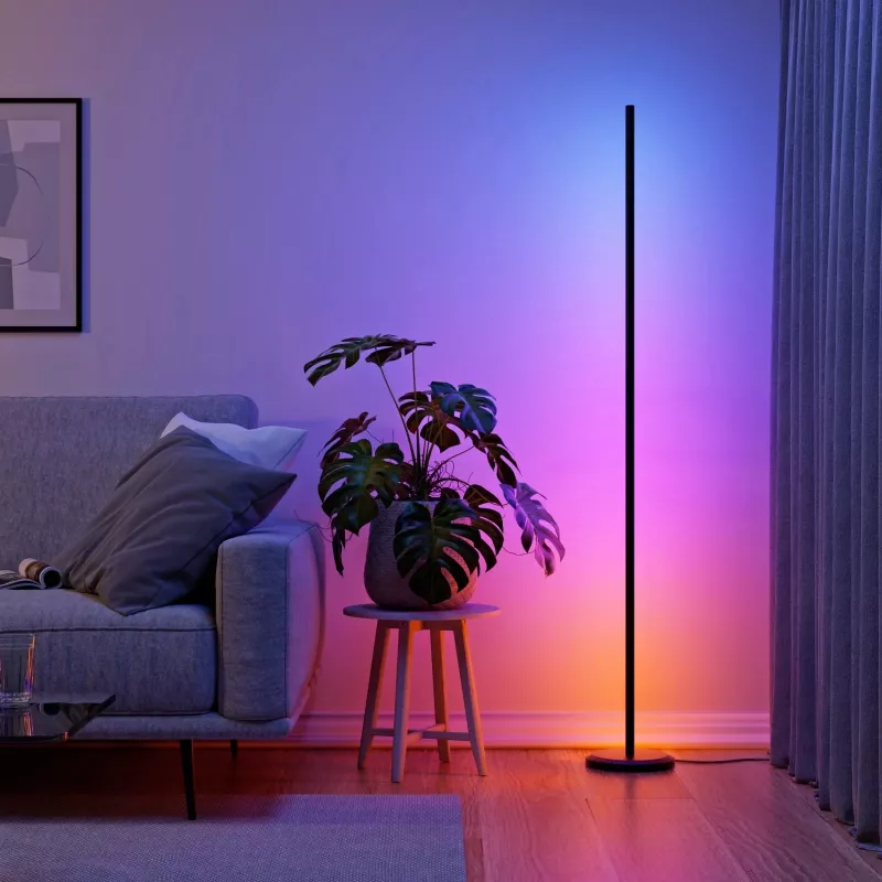 Stovimas šviestuvas Nanoleaf N7204K02-1FL 22W RGBW — reguliuojamas RGB ir baltos šviesos atspalvis