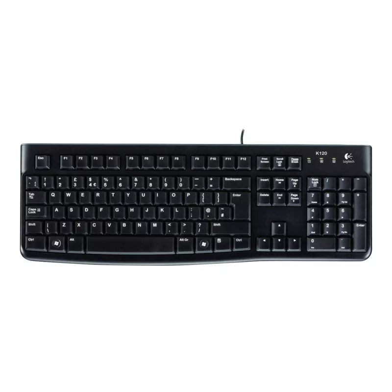 Pilno dydžio klaviatūra Logitech K120 laidinė USB
