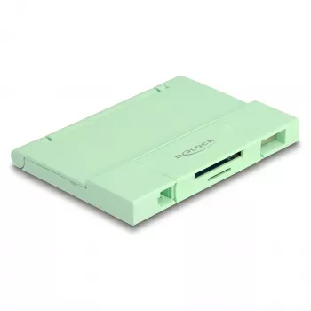 Kortelių skaitytuvas DeLOCK 91015 USB 3.2 Gen 1 Type-A/Type-C mėtų