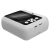 Momentinė spausdinimo kamera SAVIO AN-01 vaikams, balta, 2,4 colio LCD, MicroSDHC iki 32 GB, USB-C, 1200 mAh baterija, be įmontuotos blykstės