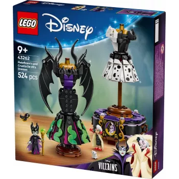 LEGO DISNEY 43262 Maleficent's ir Cruella de Vil's suknelės