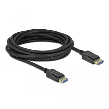 Delock DisplayPort kabelis - DisplayPort (M) į DisplayPort (M) - DisplayPort 2.0 - 3,0 m - Palaiko 10K 60 Hz (10 240 x 4320) - Juoda (80263)