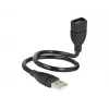 USB ilginimo kabelis DeLOCK 35 cm USB 2.0 83498 juodas