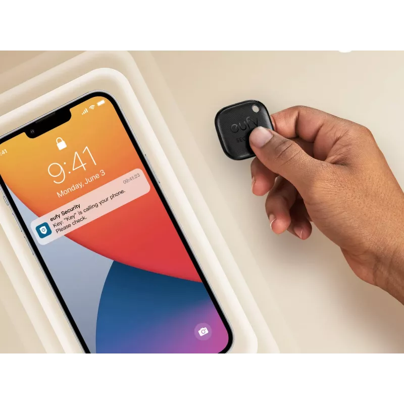 Bluetooth sekiklis Anker Eufy SmartTrack Link — 2 vnt., nuostolių prevencijai iPhone ir iPad