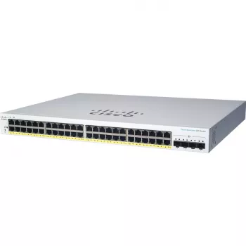 Valdomas L2 Gigabit PoE jungiklis Cisco CBS220-24P-4X — 24x 10/100/1000 RJ‑45, 4x SFP+, 128 Gbit/s, 8192 MAC
