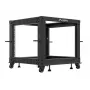 Atviras 19 inch stovas LANBERG OR01-6109-B 9U 600x600 mm