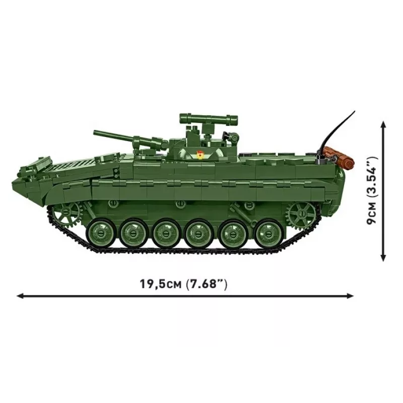 Konstruktorius Cobi Blocks BMP-1 758 dalių – mastelio modelio statybiniai blokeliai
