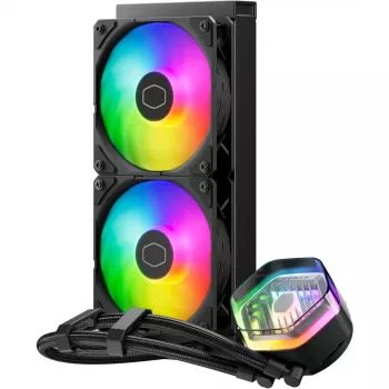 COOLER MASTER MasterLiquid MLX-D24M 240mm ARGB skysčio aušintuvas procesoriui