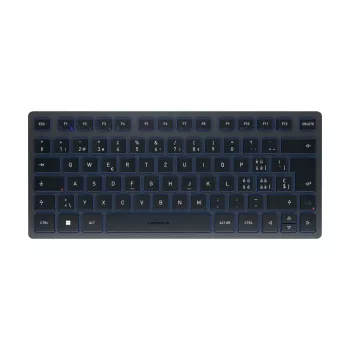 Belaidė klaviatūra CHERRY KW 7100 MINI BT QWERTZ Šveicariška Mėlyna