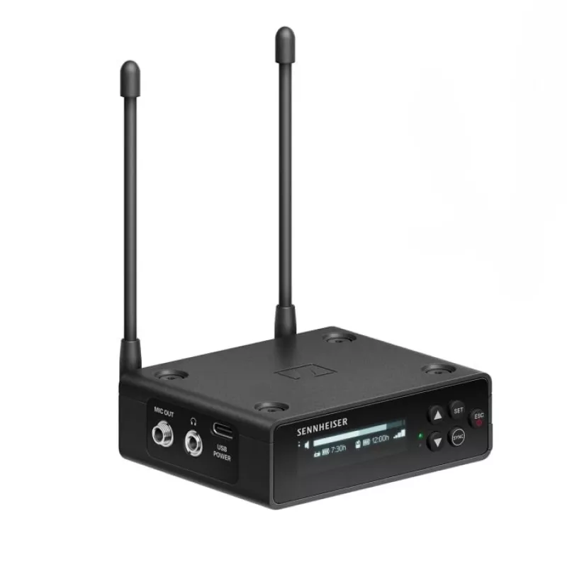 Sennheiser EW-DP ME 2 SET (R4-9) – rinkinys kamerai su miniatiūriniu siųstuvu ir ME 2 mikrofonu (omnidirectional), 552-608 MHz