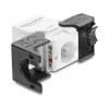 Delock 90802 Keystone modulis RJ45 į LSA Cat.6 UTP, be įrankių, juodas/baltas