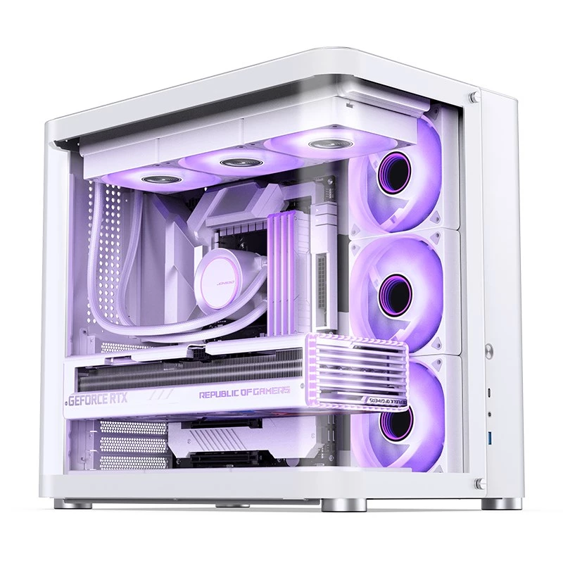 Korpusas Jonsbo TK-2 2.0 Midi Tower Juodas