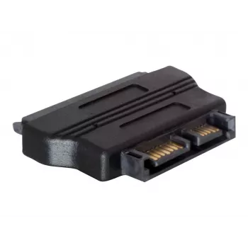 Adapter SATA SATA 22 kontaktų FM SATA 13 kontaktų M Juodas DeLOCK