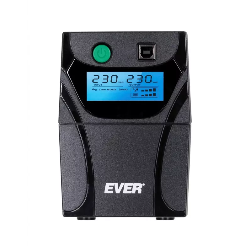 UPS Ever EASYLINE 650 AVR USB linijinis-interaktyvus 0.65 kVA 360 W
