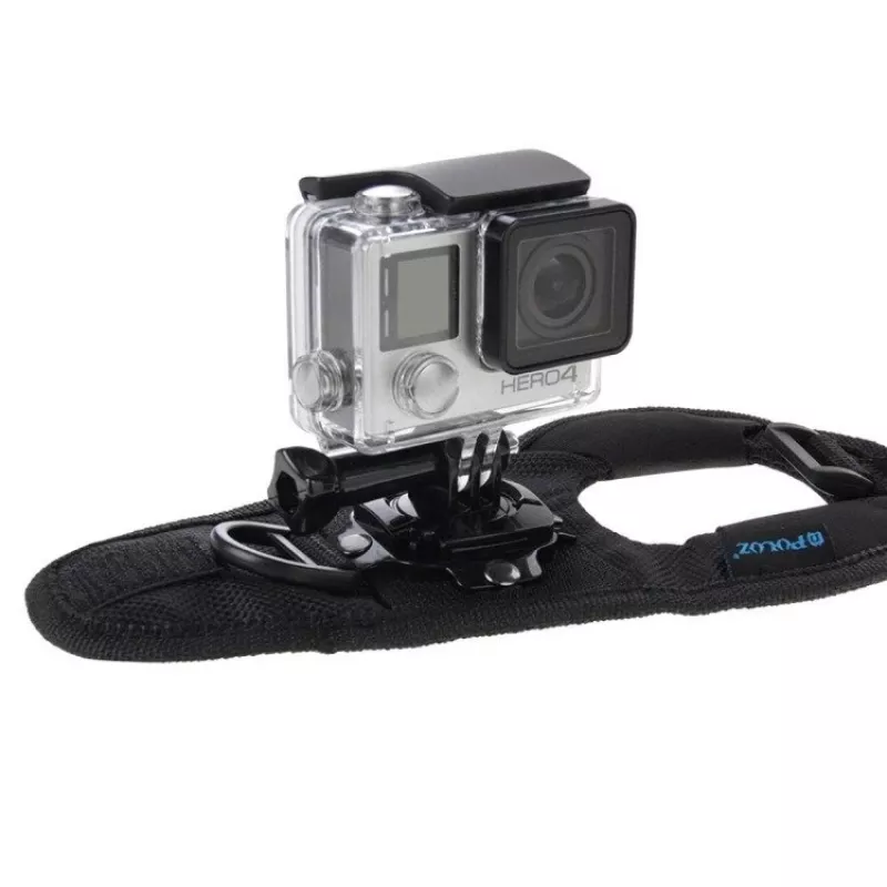 Puluz rankos riešo dirželis veiksmo kameroms su 360° sukimu – suderinamas su GoPro HERO 7/6/5/4/3/2, SJCAM, Xiaomi