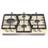Gorenje GW6D42CLI dujinė kaitlentė smėlio spalvos, įmontuojama, 60 cm, 4 zonos
