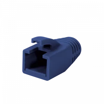 Logilink RJ45 kištuko įtempimo mažinimo gaubtas, 8,0 mm (50 vnt.) | MP0035B | Mėlyna