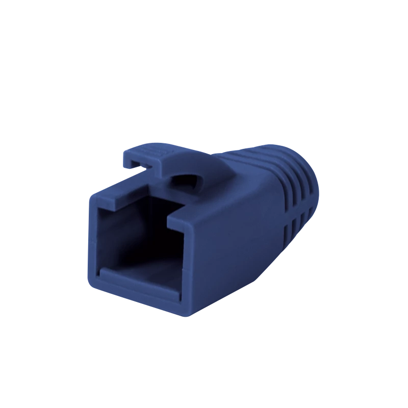 Logilink RJ45 kištuko įtempimo mažinimo gaubtas, 8,0 mm (50 vnt.) | MP0035B | Mėlyna