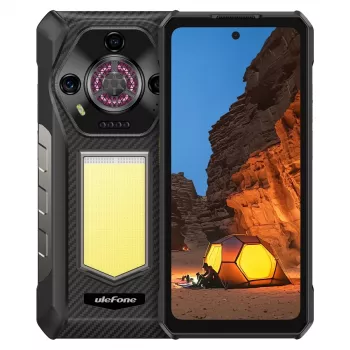 Nešiojamas atsparus išmanusis telefonas UleFone Armor 30 4G, Helio, 12GB RAM, 512GB atmintis, Juodas, energijos klasė A