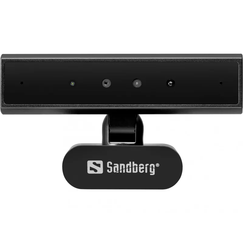 Sandberg 134-44 Face-ID internetinė kamera Mini Pro, 5 MP, 2K, USB-C, juodos spalvos