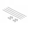 DeLOCK 10 col. Patch Panel 8 prievadų Cat.6A 1U juoda
