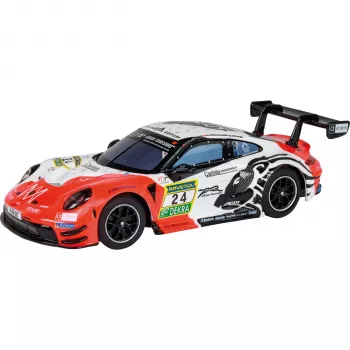 Lenktyninis modelis CARRERA HYBRID Porsche 911 GT3 R „Lionspeed GP, Nr.24“ – hibridinis lenktynių modelis 1:50