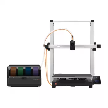 3D spausdintuvas AnyCubic Kobra 3 Max Combo — darbinis laukas 420×420×500 mm, PETG/PLA, maks. antgalis 300°C, platforma 90°C, Wi-Fi