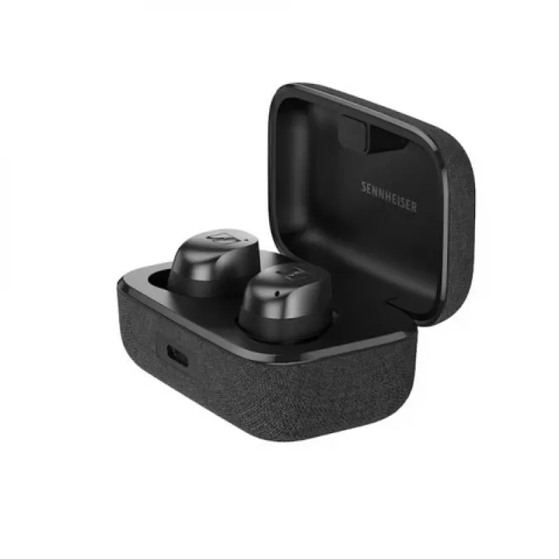 SENNHEISER Momentum MTW4 belaidės Bluetooth ausinės su triukšmo slopinimu, sportinės, juodos ir grafito spalvos