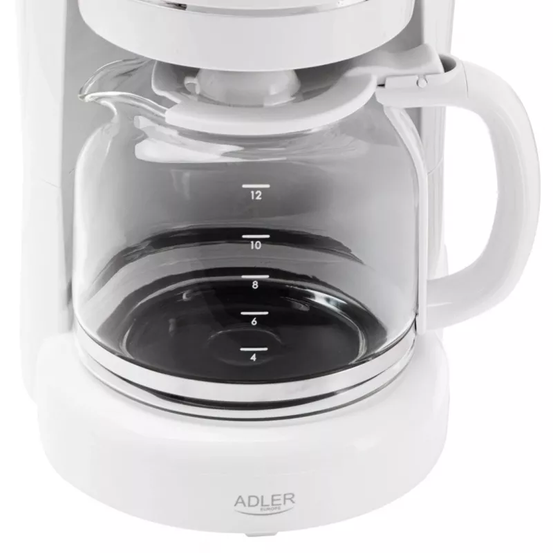 Adler AD 4383w Kavos virimo aparatas su lašeline sistema 1,5 l baltas