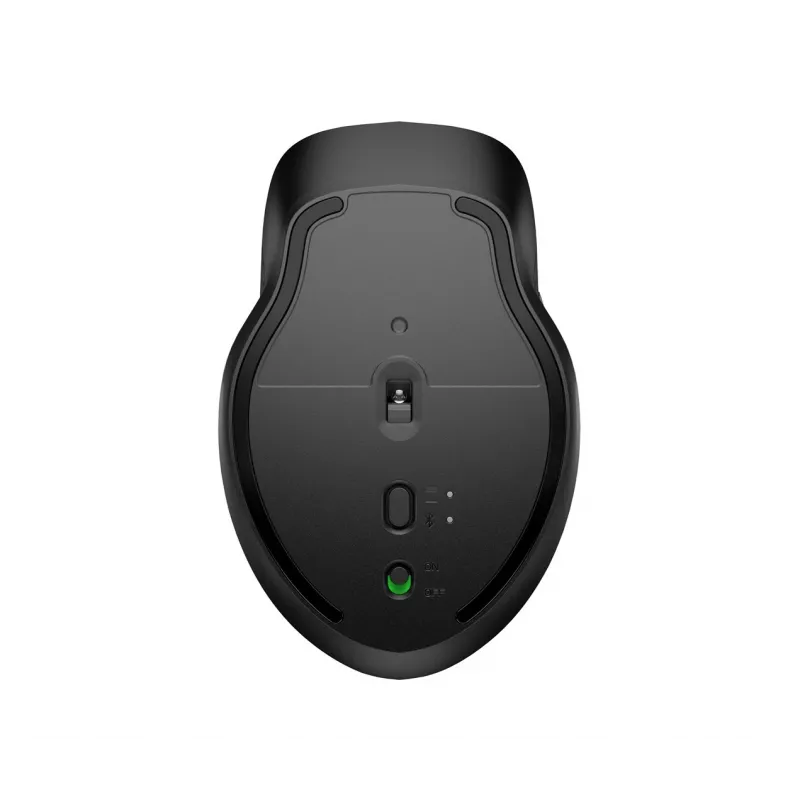 HP 435 Multi-Device Wireless Mouse, ambidextrinė, RF Wireless + Bluetooth, 4000 DPI, juoda