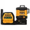 Lazerinis nivelyras DeWalt DCE089D1G18-QW žalias spindulys savaiminis niveliavimas 360° su imtuvo suderinamumu