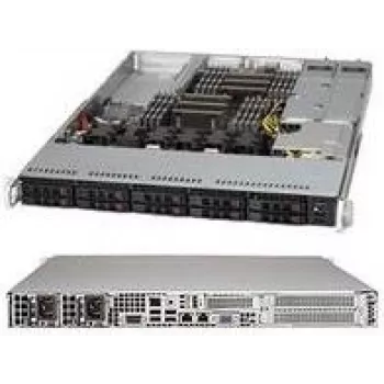 Serverio korpusas Supermicro SuperChassis 116AC2-R706WB2 Juodas 1U