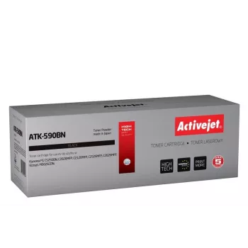Activejet ATK-590BN toneris (pakaitalas Kyocera TK-590BK; Supreme; 7000 puslapių; juoda)