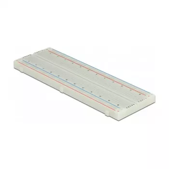 Breadboard DELOCK 18313 – bekontaktė prototipavimo plokštė, plastikas, 55×165×9 mm, balta