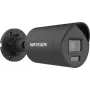 IP stebėjimo kamera Hikvision Pro Series 6 MP Darkfighter fiksuotas mini bullet, 6 MP, 1/2.4 colio CMOS, 114,8°×60° matymo laukas, 30 kadrų/s, laidinė, vidaus/lauko, lubų/sienos, juoda
