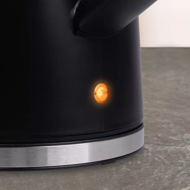 IDEAL virdulys 1,7 l, plieninis korpusas, 1500 W, juodas